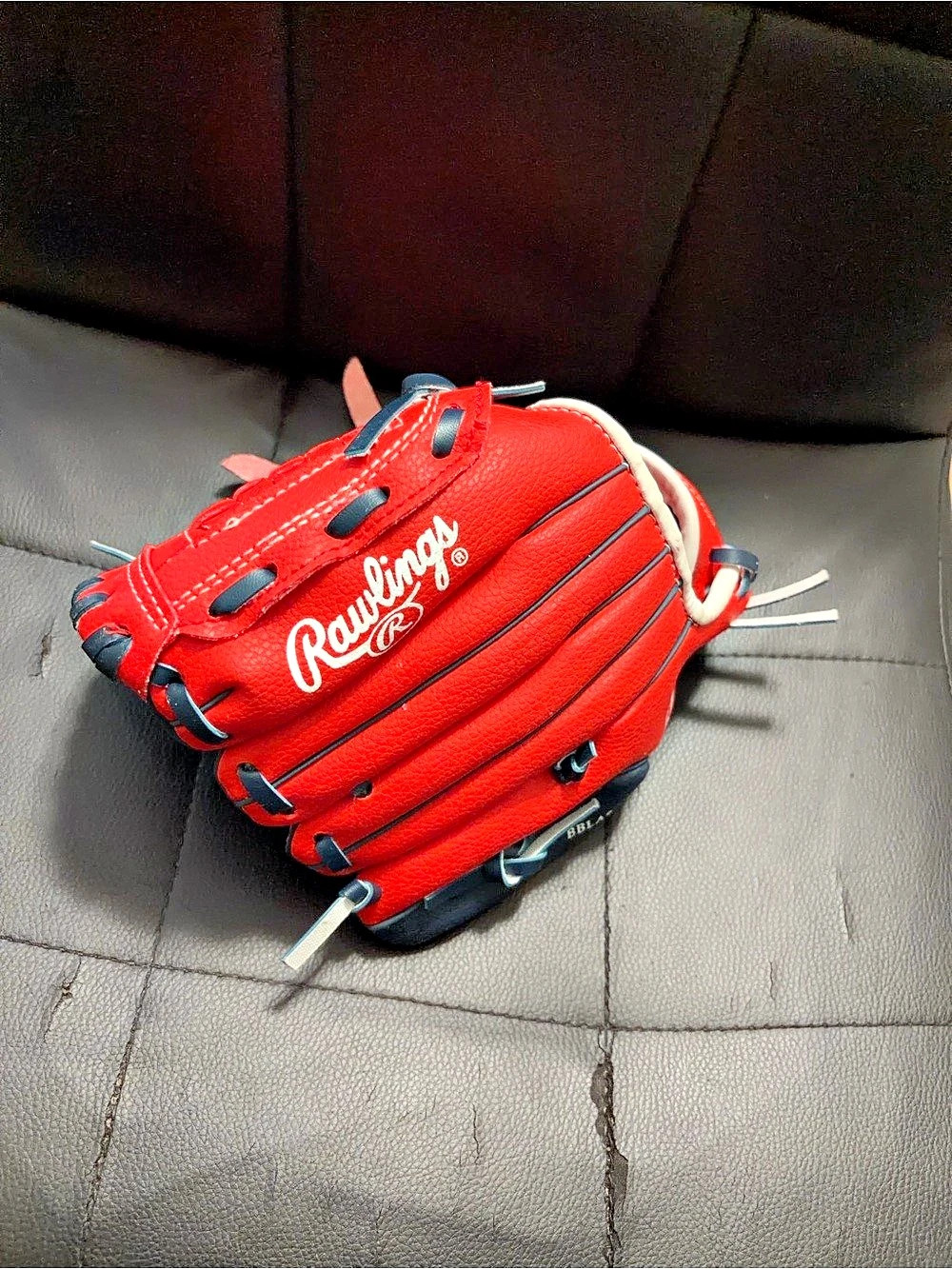 Rawlings PLSN2 Baseball Glove Red & Black Like New